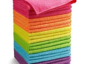 MSEVC 20PC Pack Microfiber Cleaning Cloth Towel No-Scratch Rag Car Polishing Detailing