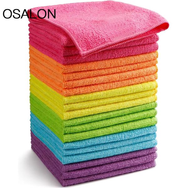 MSEVC 20PC Pack Microfiber Cleaning Cloth Towel No-Scratch Rag Car Polishing Detailing