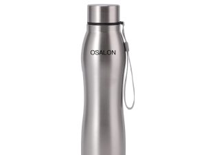 MSEVC High Quality 1000ml Stainless Steel Sport Water Bottle Single-layer Rugged Water Cup Metal Flask Drinkware Camping Sports Gym